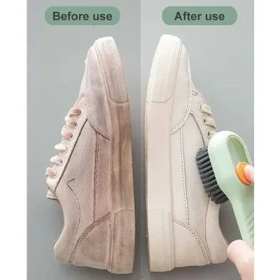 Multi-Use Shoe Long Handle Liquid Filled Cleaning Brush